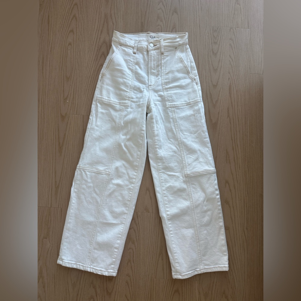 Rails Getty Crop Utility Wide Leg jeans